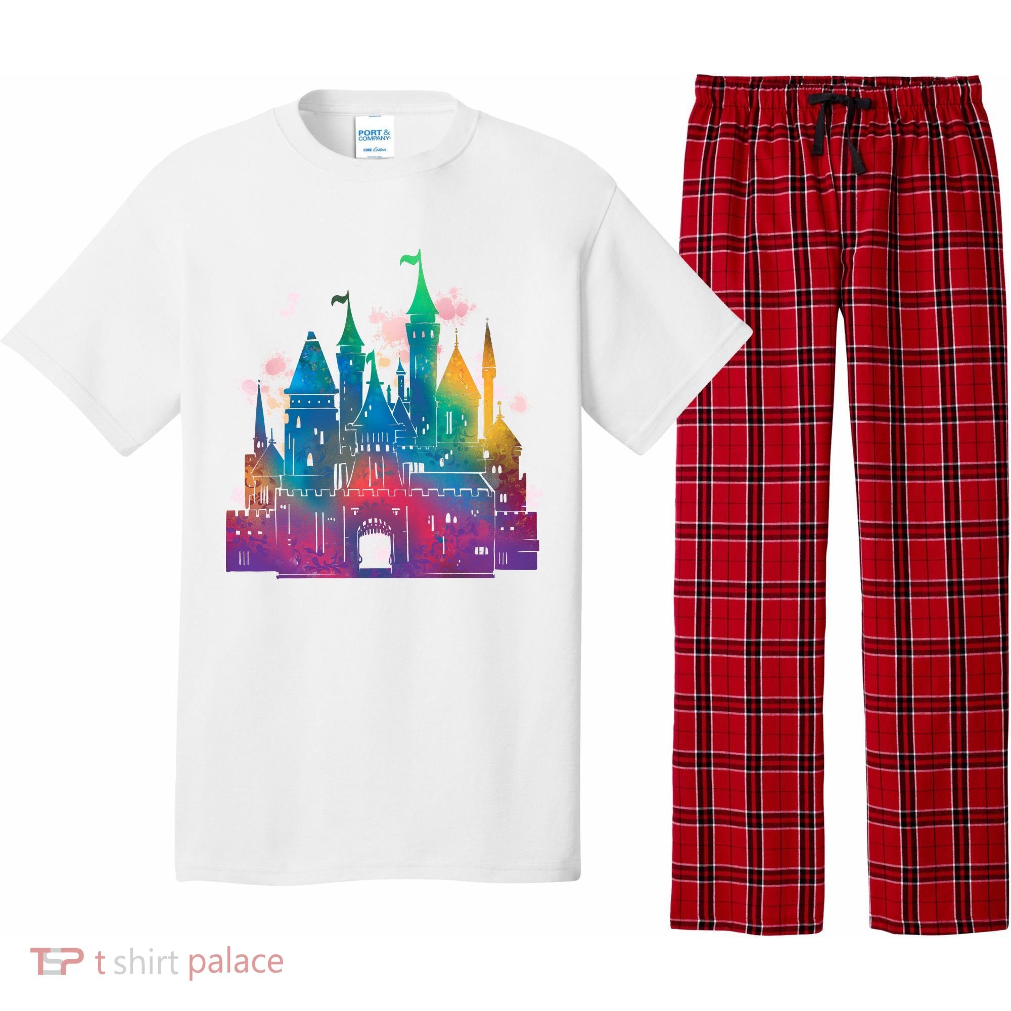 Rainbow Magical Castle Pajama Set