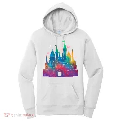Rainbow Magical Castle Women's Hoodie