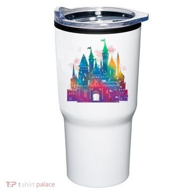 Rainbow Magical Castle Tumbler