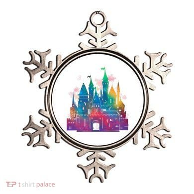 Rainbow Magical Castle Ornament