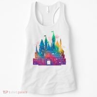 Rainbow Magical Castle Women's Tank Top thumb 0