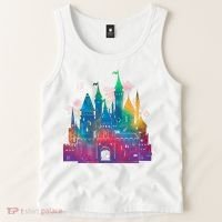 Rainbow Magical Castle Tank Top thumb 2