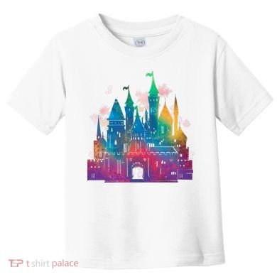 Rainbow Magical Castle Toddler T-Shirt