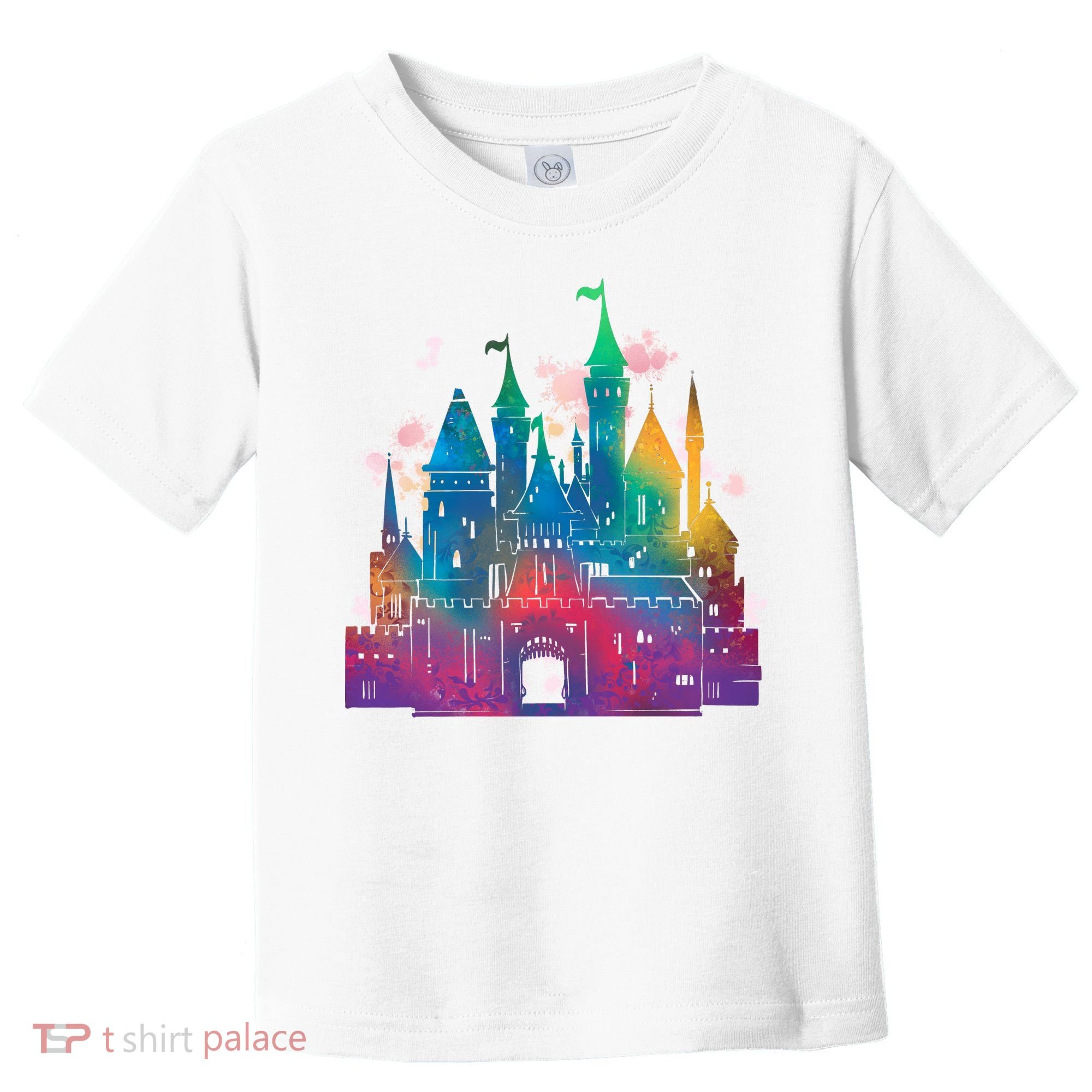 Rainbow Magical Castle Toddler T-Shirt