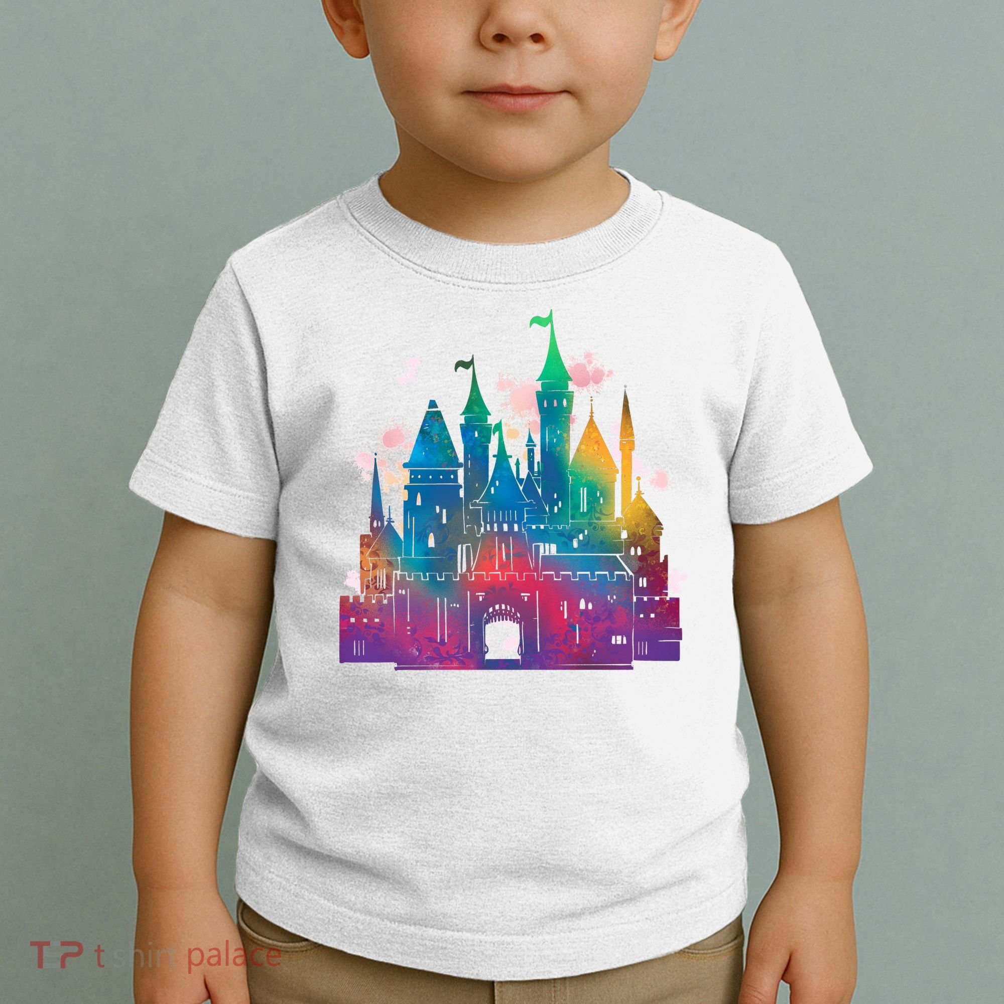 Rainbow Magical Castle Toddler T-Shirt