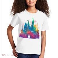 Rainbow Magical Castle Kids T-Shirt thumb 2