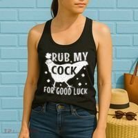 Rub My Cock For Good Luck Women's Tank Top thumb 2