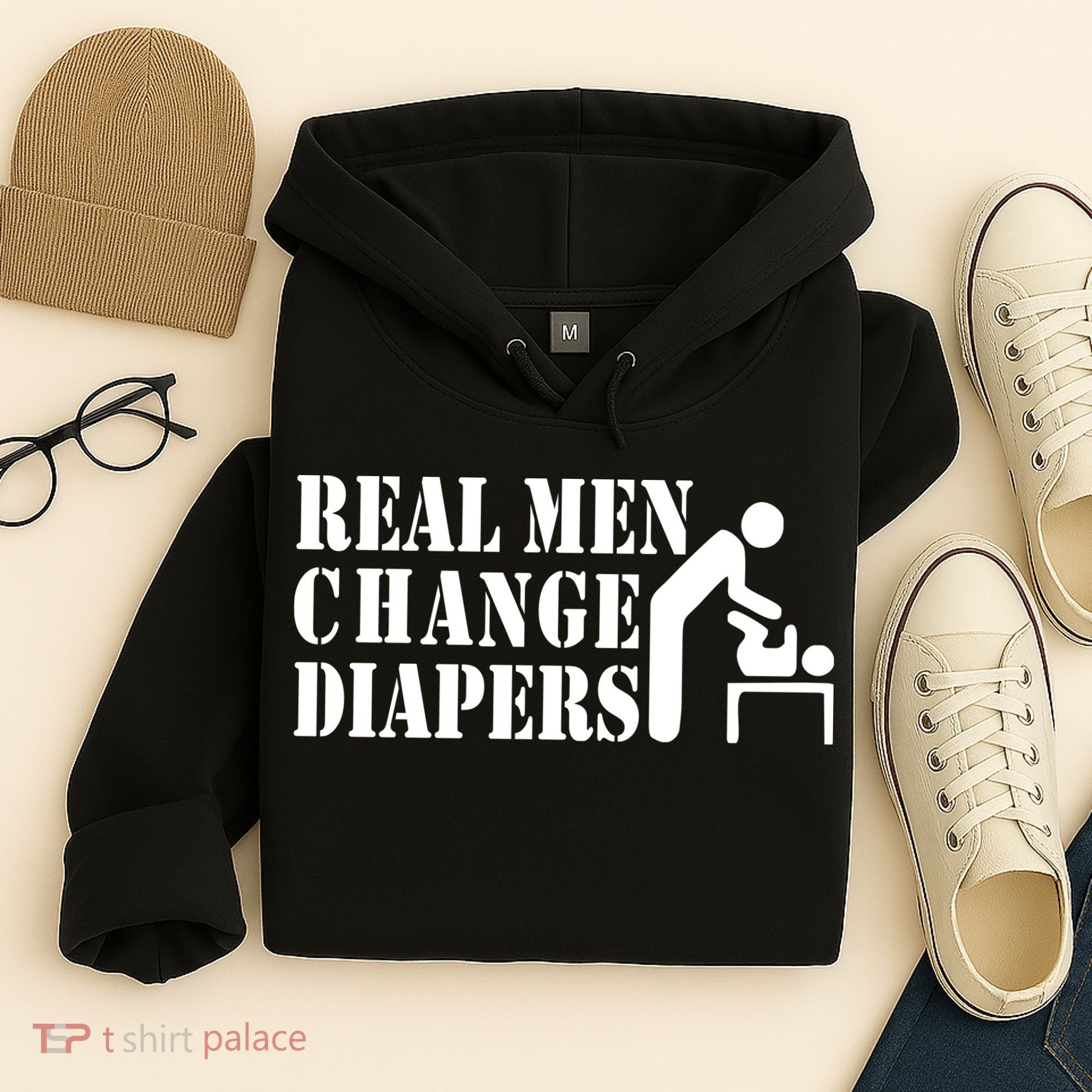 Real Men Change Diapers Hoodie