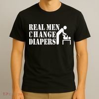 Real Men Change Diapers T-Shirt thumb 3