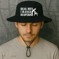 Real Men Change Diapers Bucket Hat thumb 2