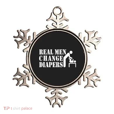 Real Men Change Diapers Ornament