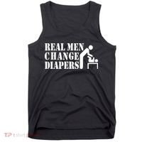 Real Men Change Diapers Tank Top thumb 0