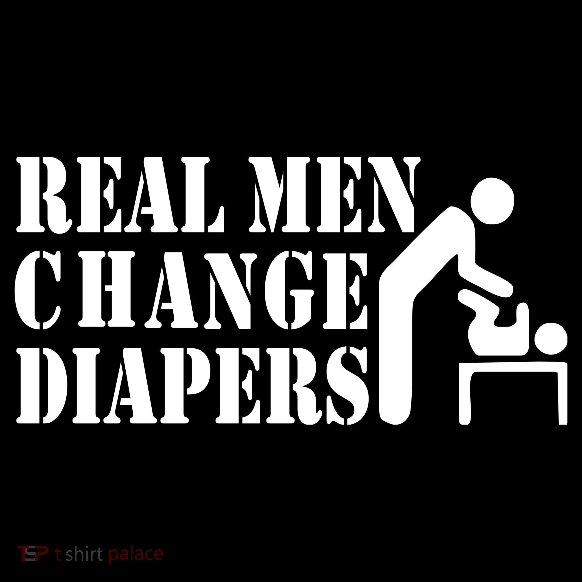 Real Men Change Diapers Visor