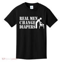 Real Men Change Diapers Kids T-Shirt thumb 0