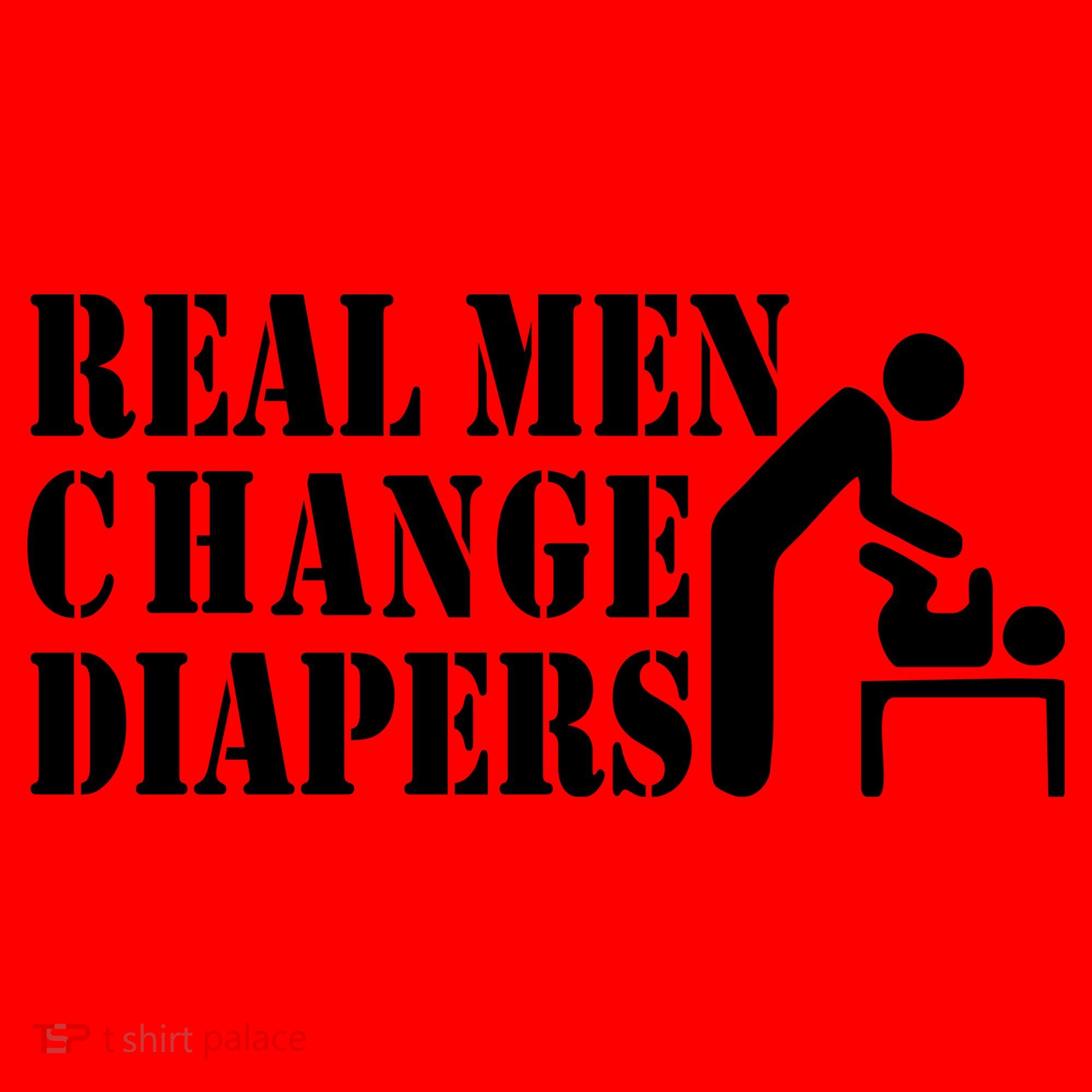 Real Men Change Diapers Santa Hat