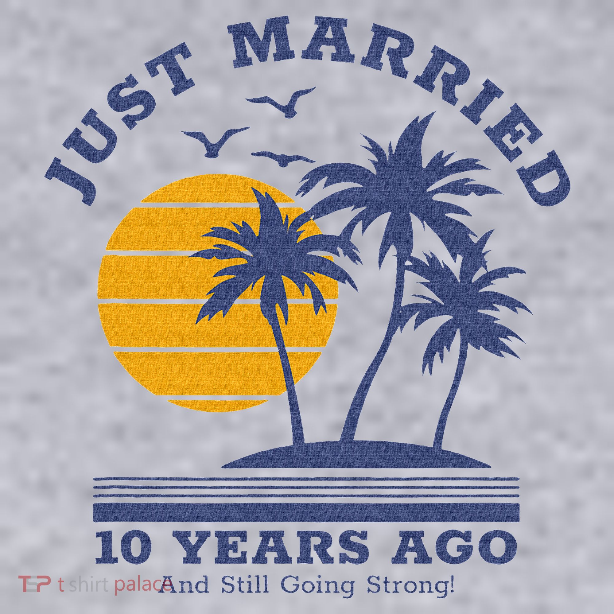 Romantic Matching Couples 10th Wedding Anniversary Women's Sweatshirt