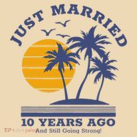 Romantic Matching Couples 10th Wedding Anniversary Tote Bag thumb 4