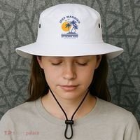 Romantic Matching Couples 10th Wedding Anniversary Bucket Hat thumb 3
