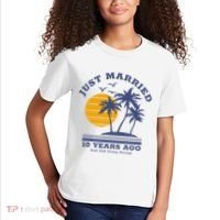 Romantic Matching Couples 10th Wedding Anniversary Kids T-Shirt thumb 2