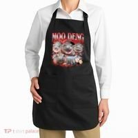 Red Moo Deng Meme Hippo Apron thumb 2