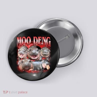 Red Moo Deng Meme Hippo Button