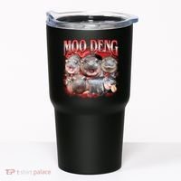 Red Moo Deng Meme Hippo Tumbler thumb 0