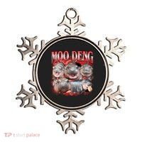Red Moo Deng Meme Hippo Ornament thumb 0