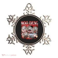 Red Moo Deng Meme Hippo Ornament thumb 0