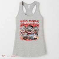 Red Moo Deng Meme Hippo Women's Tank Top thumb 0