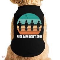 Real Men Don't Spin Table Soccer Foosball Doggie Tank thumb 0