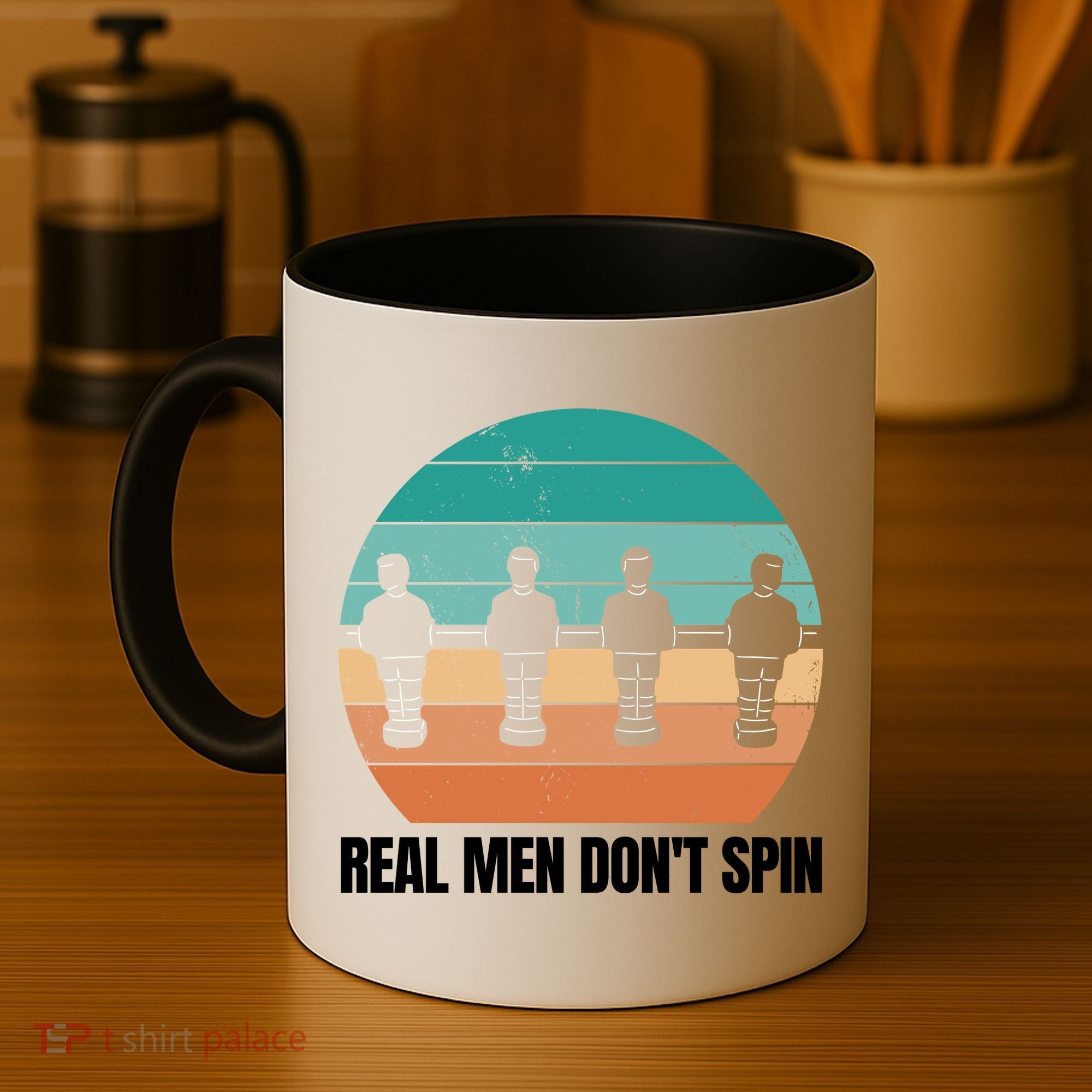 Real Men Don't Spin Table Soccer Foosball Coffee Mug