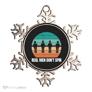 Real Men Don't Spin Table Soccer Foosball Ornament