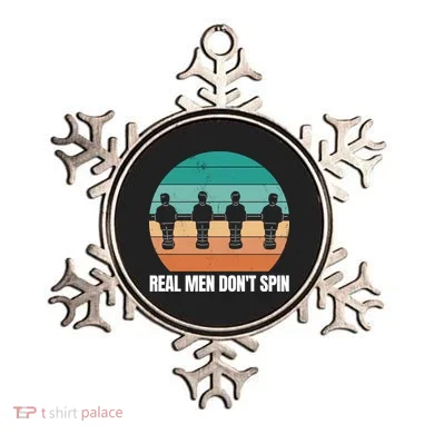 Real Men Don't Spin Table Soccer Foosball Ornament