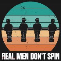 Real Men Don't Spin Table Soccer Foosball Tank Top thumb 6