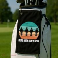 Real Men Don't Spin Table Soccer Foosball Golf Towel thumb 2