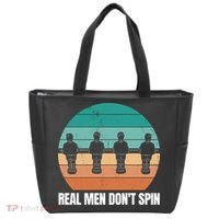 Real Men Don't Spin Table Soccer Foosball Tote Bag thumb 0