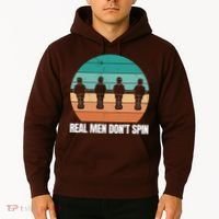Real Men Don't Spin Table Soccer Foosball Hoodie thumb 2