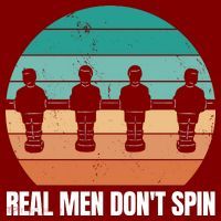 Real Men Don't Spin Table Soccer Foosball Apron thumb 3