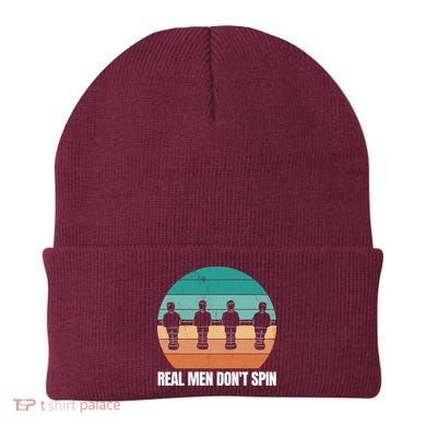 Real Men Don't Spin Table Soccer Foosball Beanie