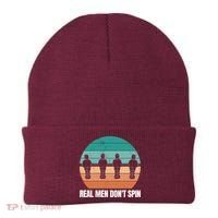 Real Men Don't Spin Table Soccer Foosball Beanie thumb 0