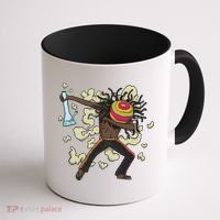 Rasta Man Dabbing Coffee Mug thumb 1