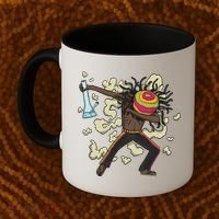 Rasta Man Dabbing Coffee Mug thumb 2