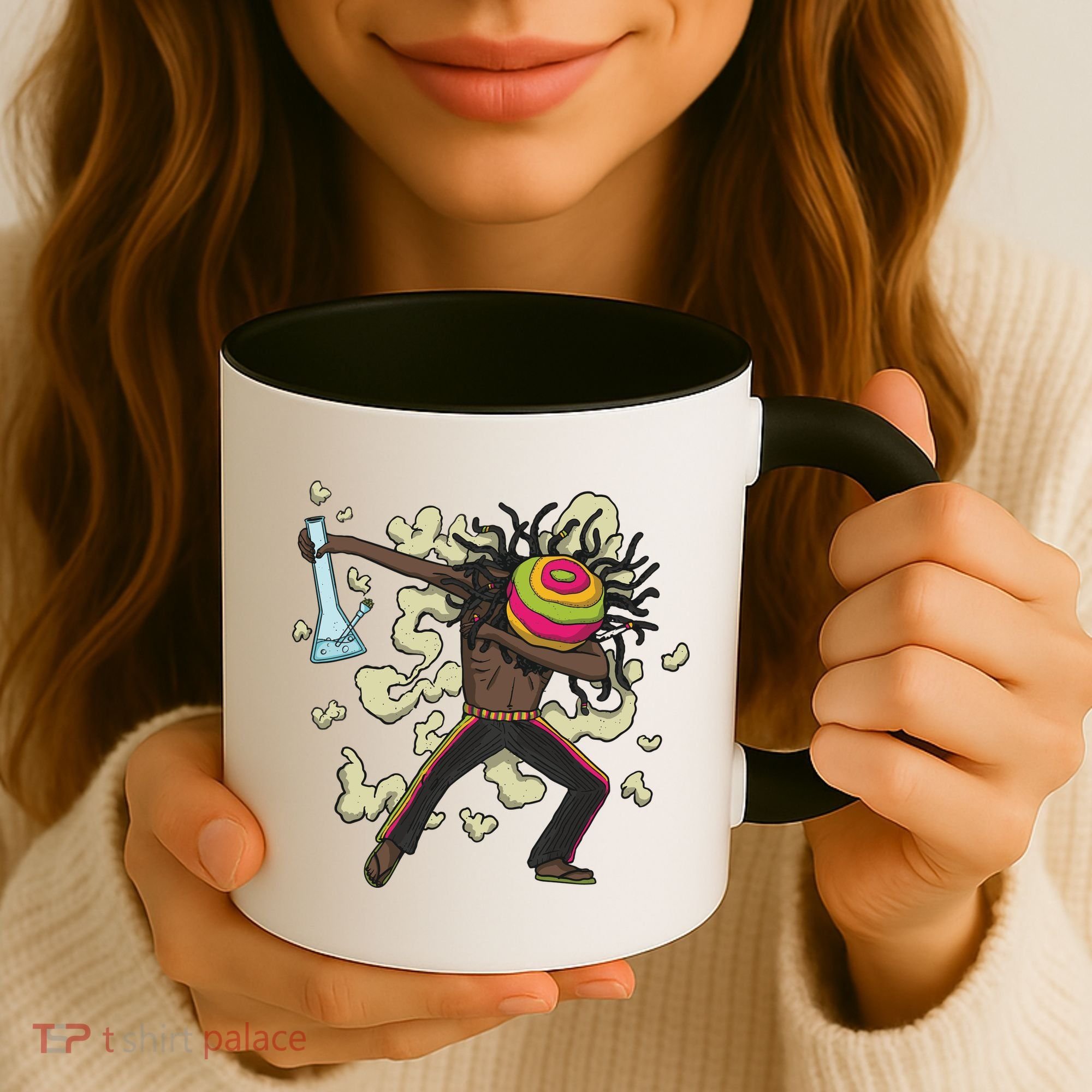 Rasta Man Dabbing Coffee Mug