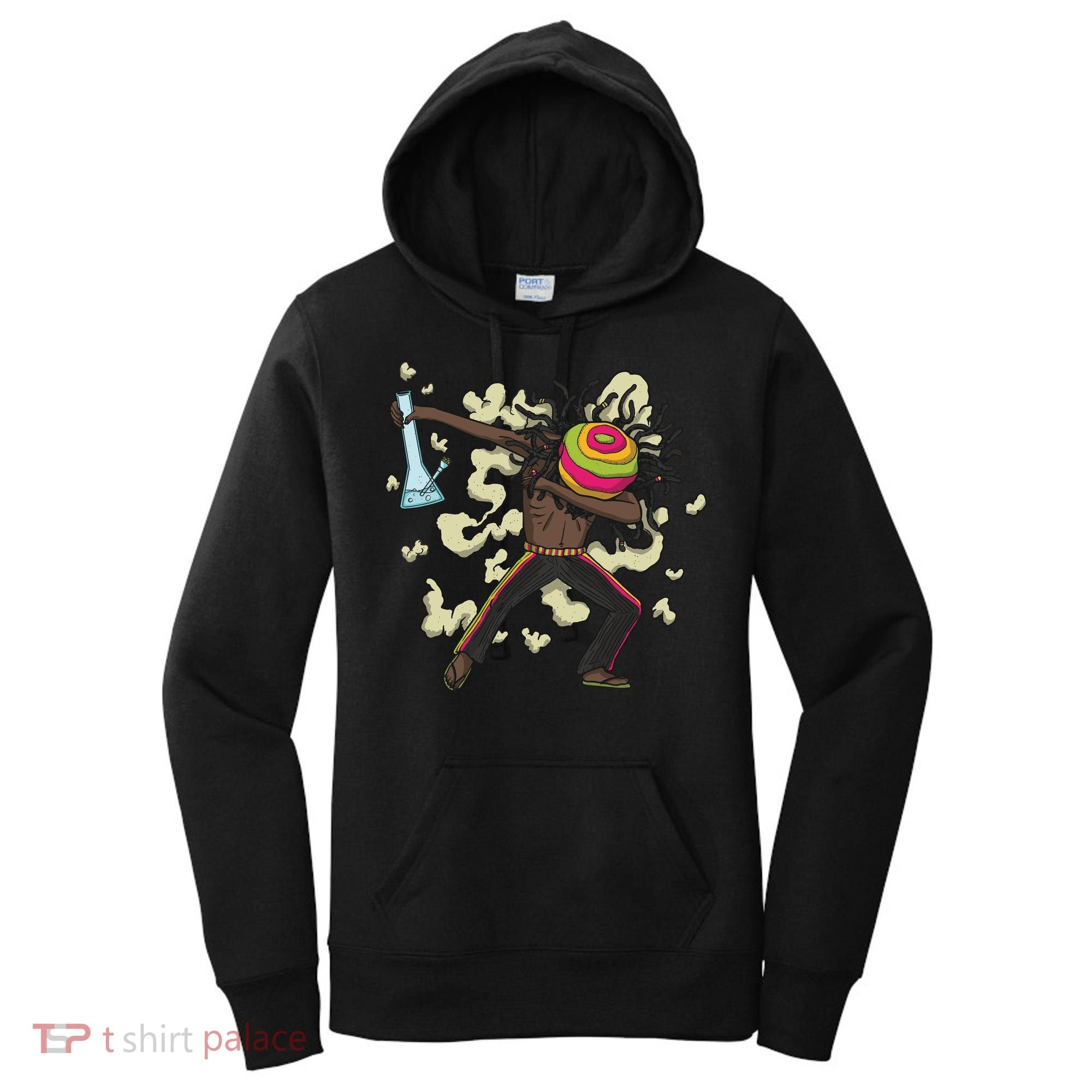 Rasta Man Dabbing Women's Hoodie