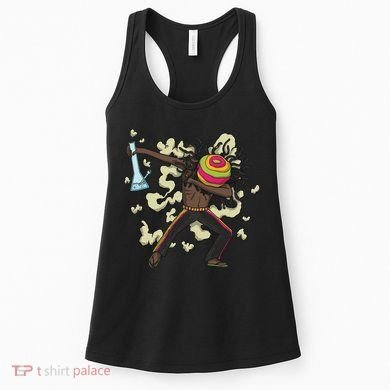 Rasta Man Dabbing Women's Tank Top