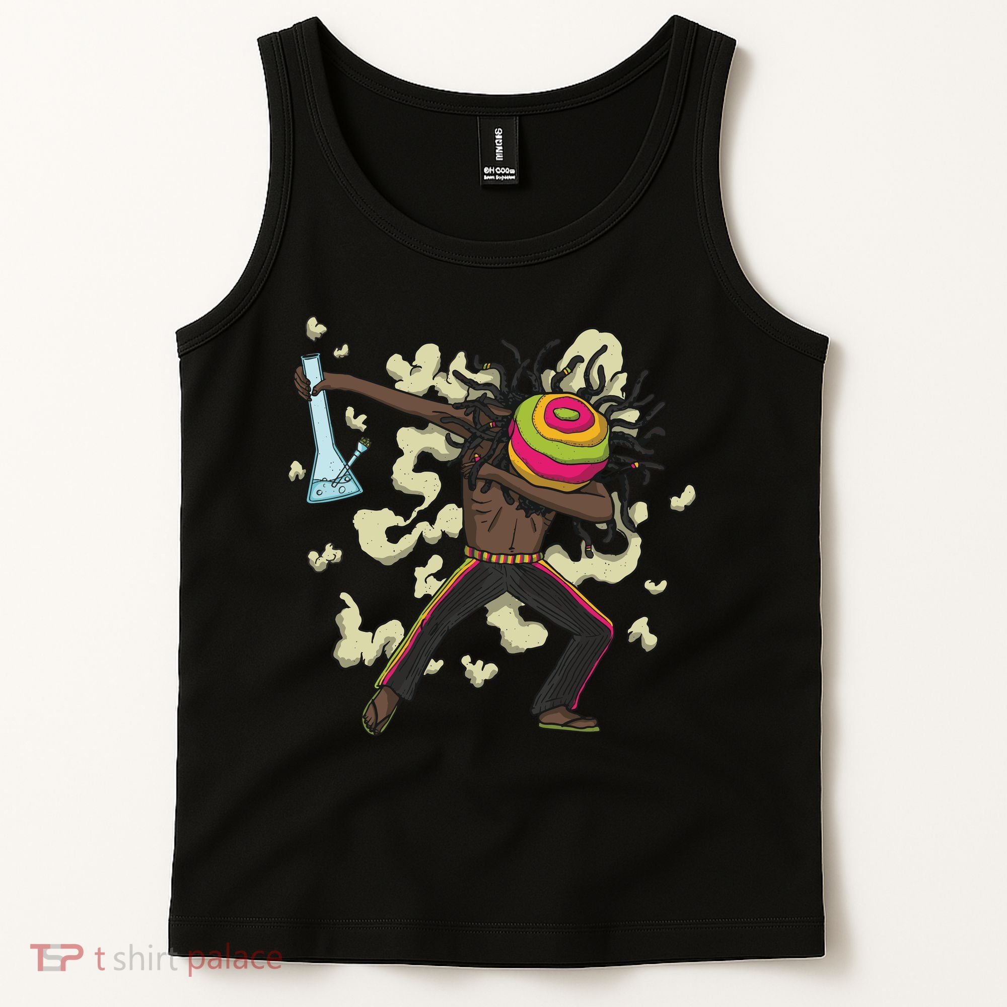 Rasta Man Dabbing Tank Top