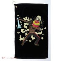 Rasta Man Dabbing Golf Towel thumb 0