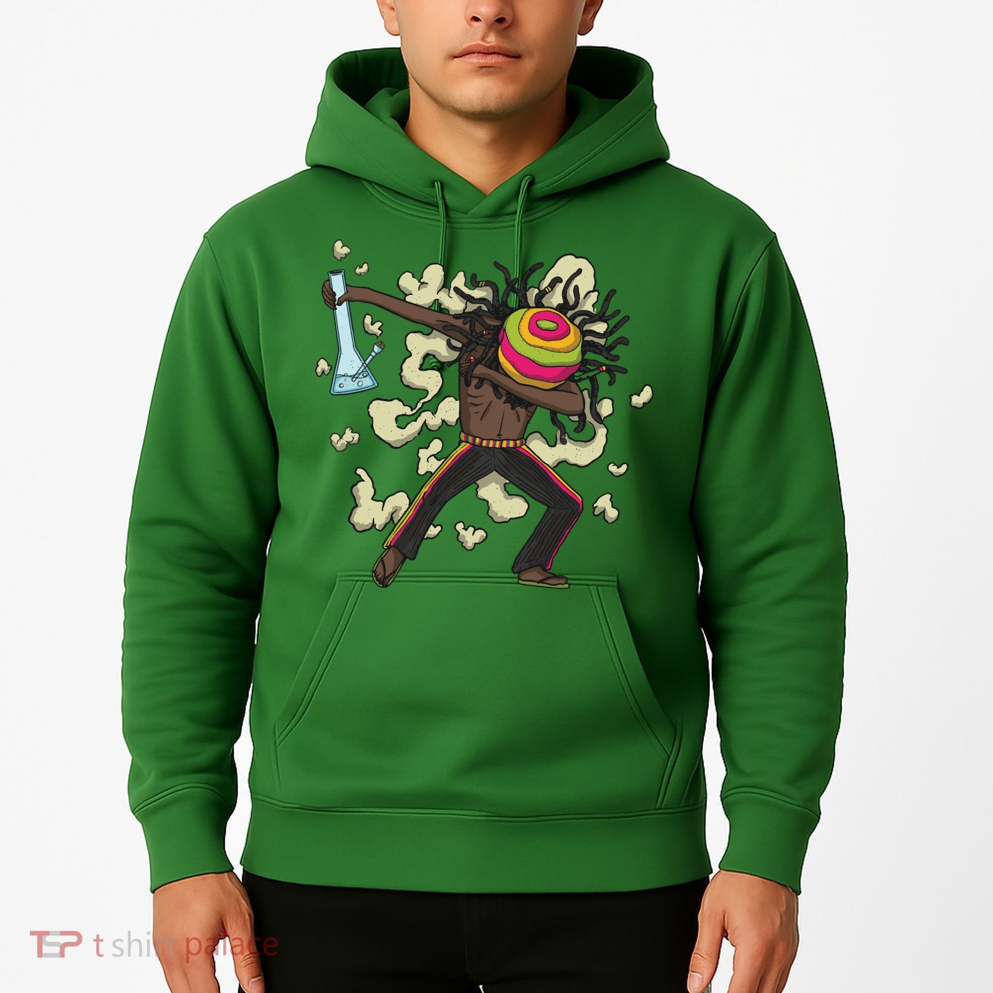 Rasta Man Dabbing Hoodie