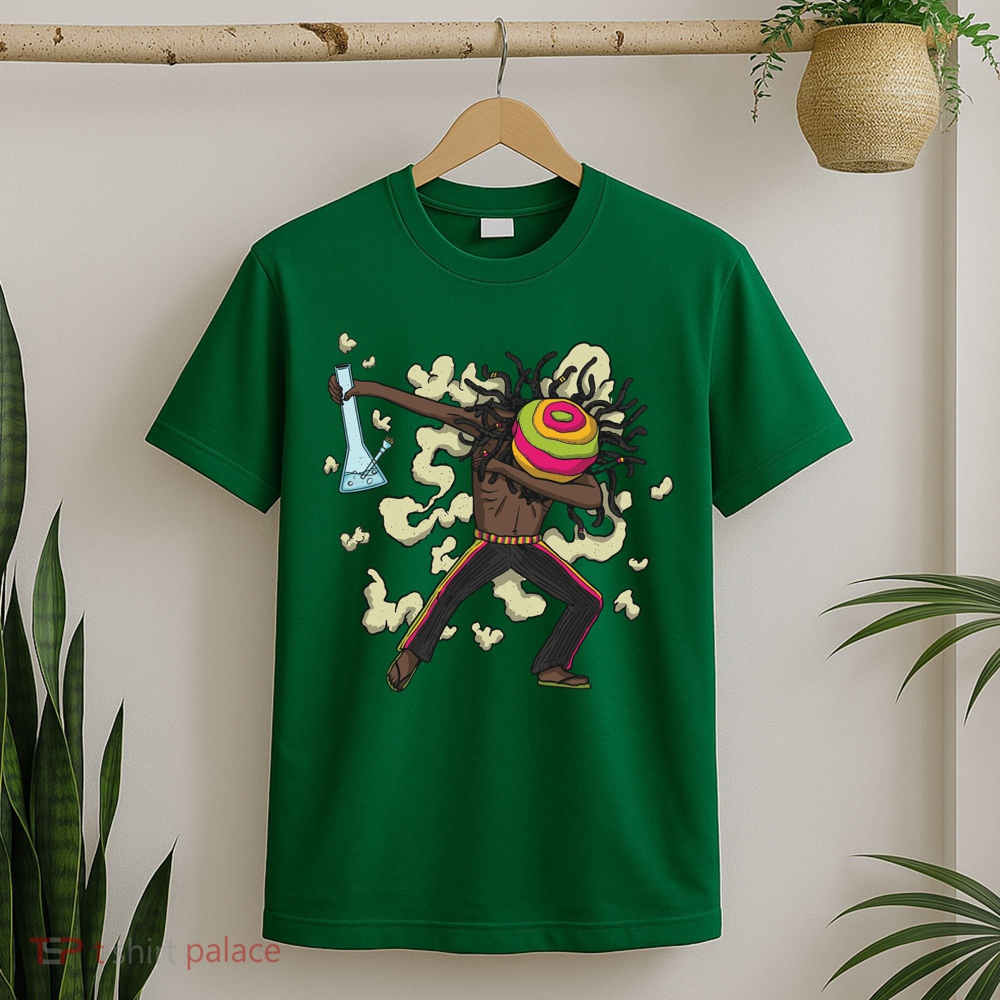 Rasta Man Dabbing T-Shirt