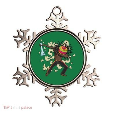 Rasta Man Dabbing Ornament